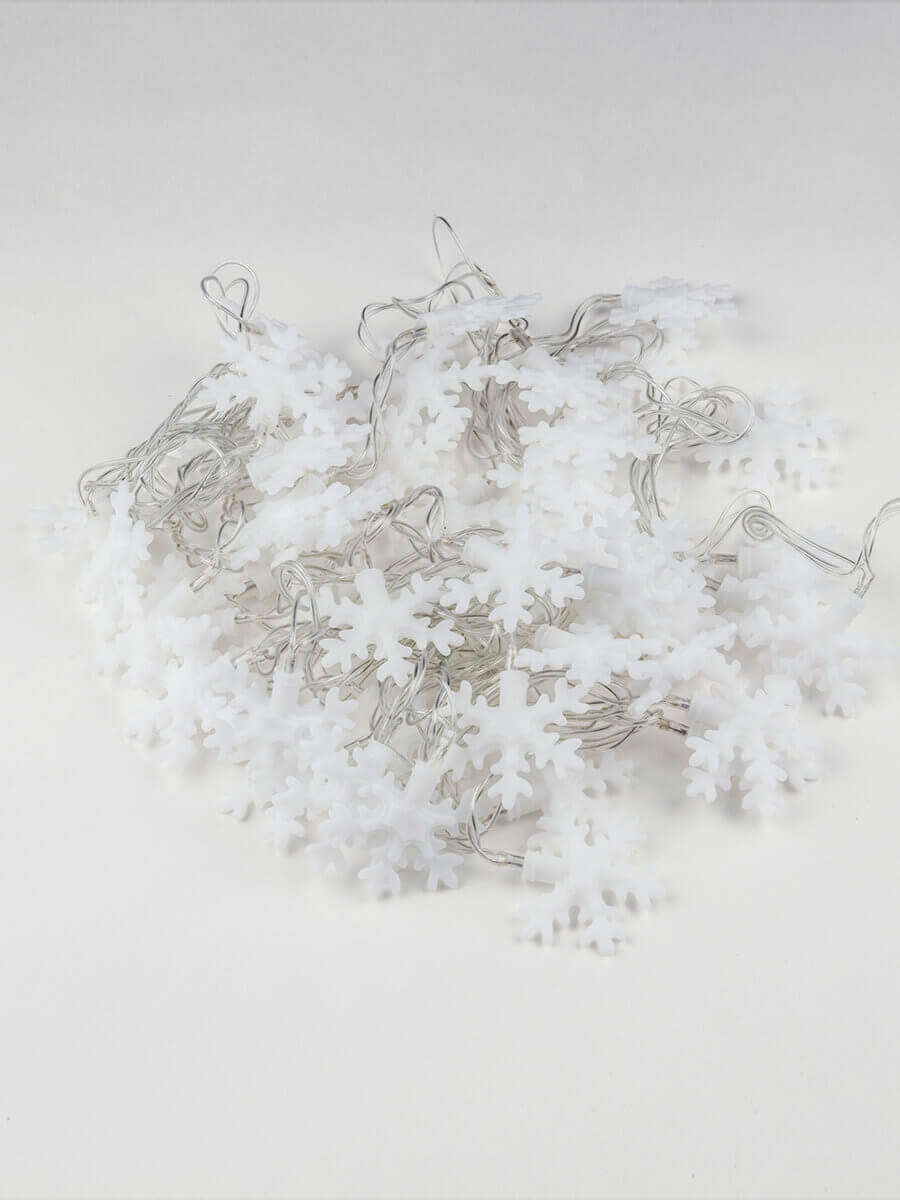 Светодиодная гирлянда Uniel Снежинки-3 (UL-00007195) разноцветный ULD-S0500-050/DTA Multi IP20 Snowflakes-3