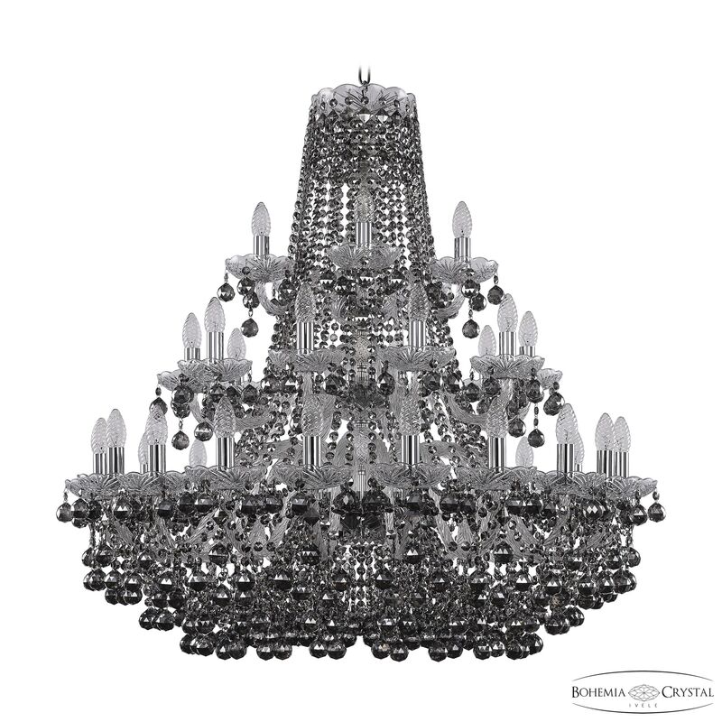 Подвесная люстра Bohemia Ivele Crystal 1409/20+10+5/360/3d Ni R781