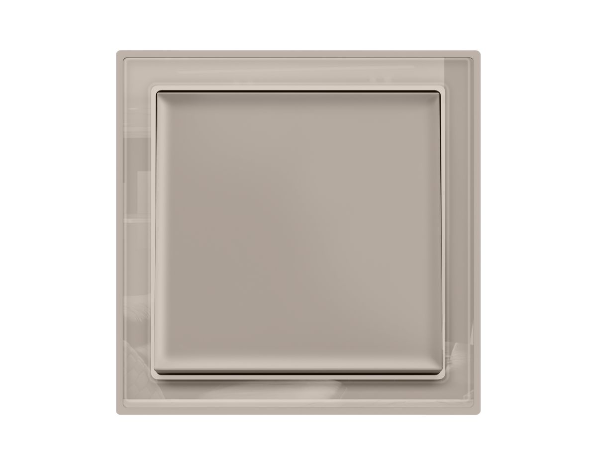 Рамка SIGMA Briz (Серо-бежевый Стекло закаленное натуральное) 1-ая Ambrella Volt SF350381