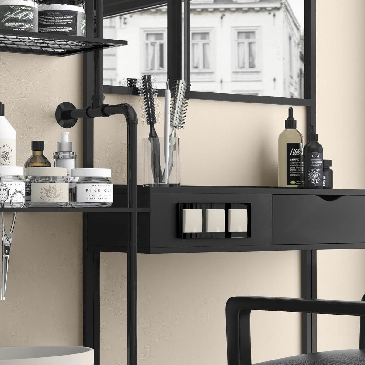 Розетка с заземлением и шторками c крышкой Werkel 4690389213175 W1171262