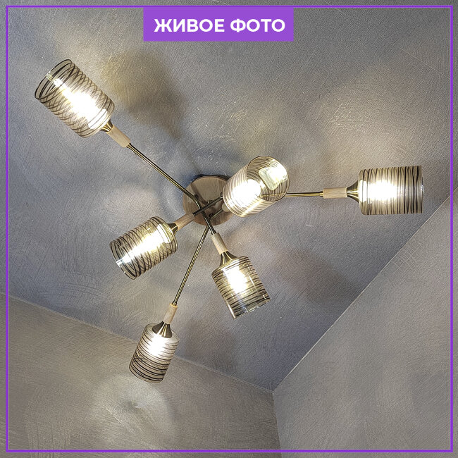 Потолочная люстра Wedo Light Flan 66710.01.05.06