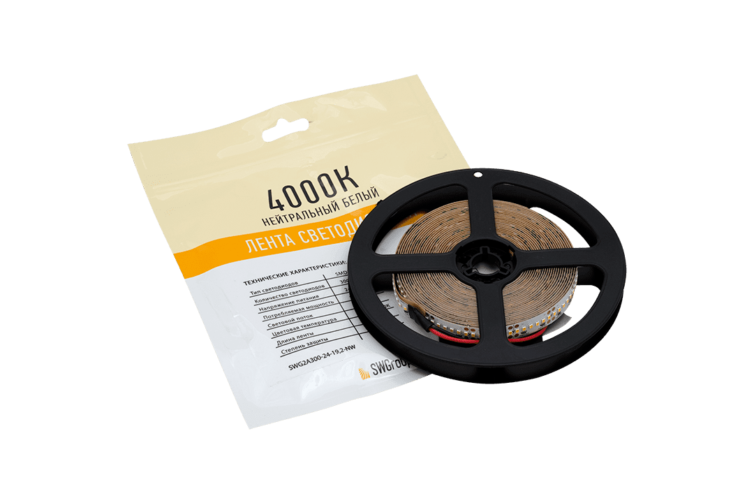 Светодиодная лента SWG SWG2A300-24-19.2-NW 003603