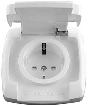 Розетка со шторками Schneider Electric Рондо RS16-126B-BI