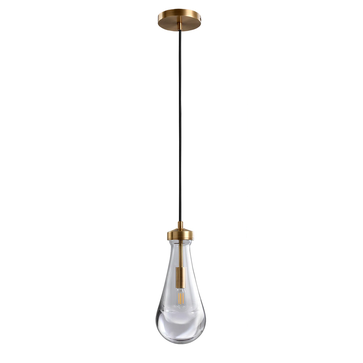 Подвесной светильник DeLight Collection Raindrop MT9093-1H brushed gold