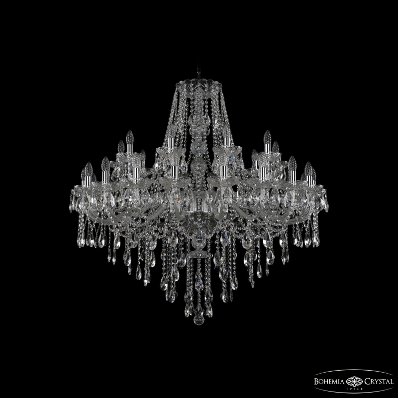 Подвесная люстра Bohemia Ivele Crystal 1415/20+10/400 Ni