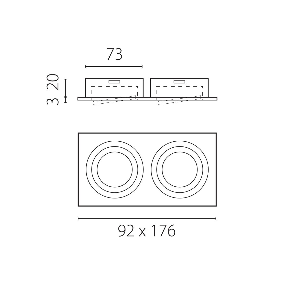 Встраиваемый светильник MR16 Lightstar Singo Base 011616