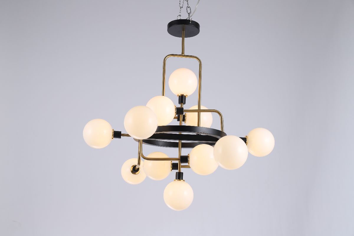 Люстра на штанге Elvan LU-7569/12-G9-GlMl