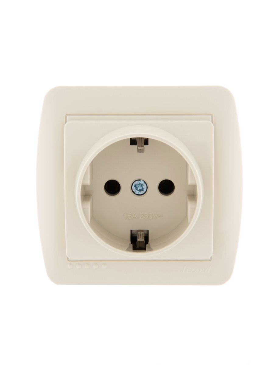 Розетка с/з Lezard Demet 711-0300-122