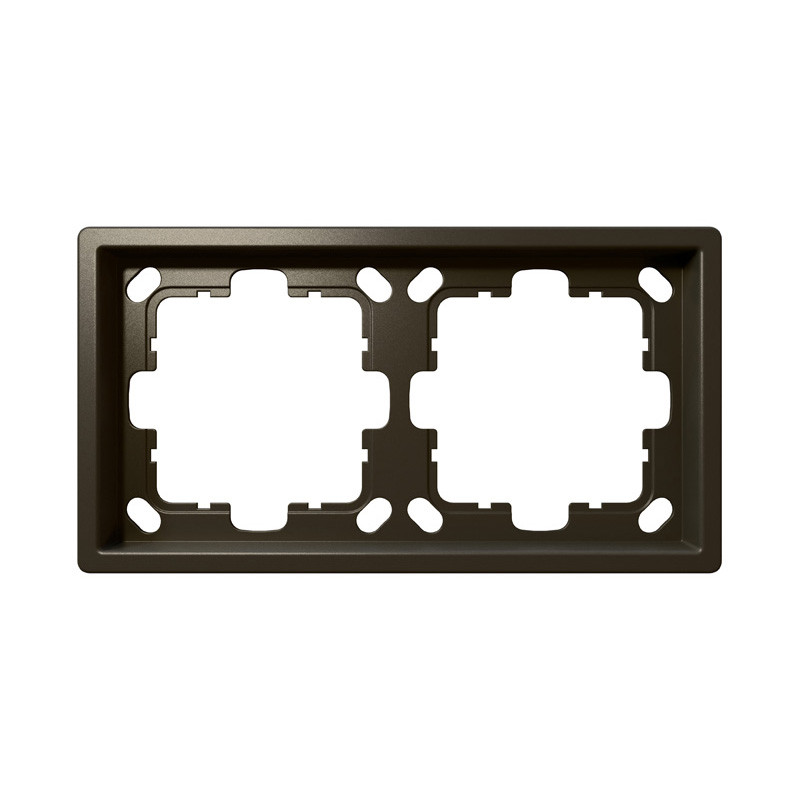 Рамка серия FD 2-постовая Jasmart FD1002BR