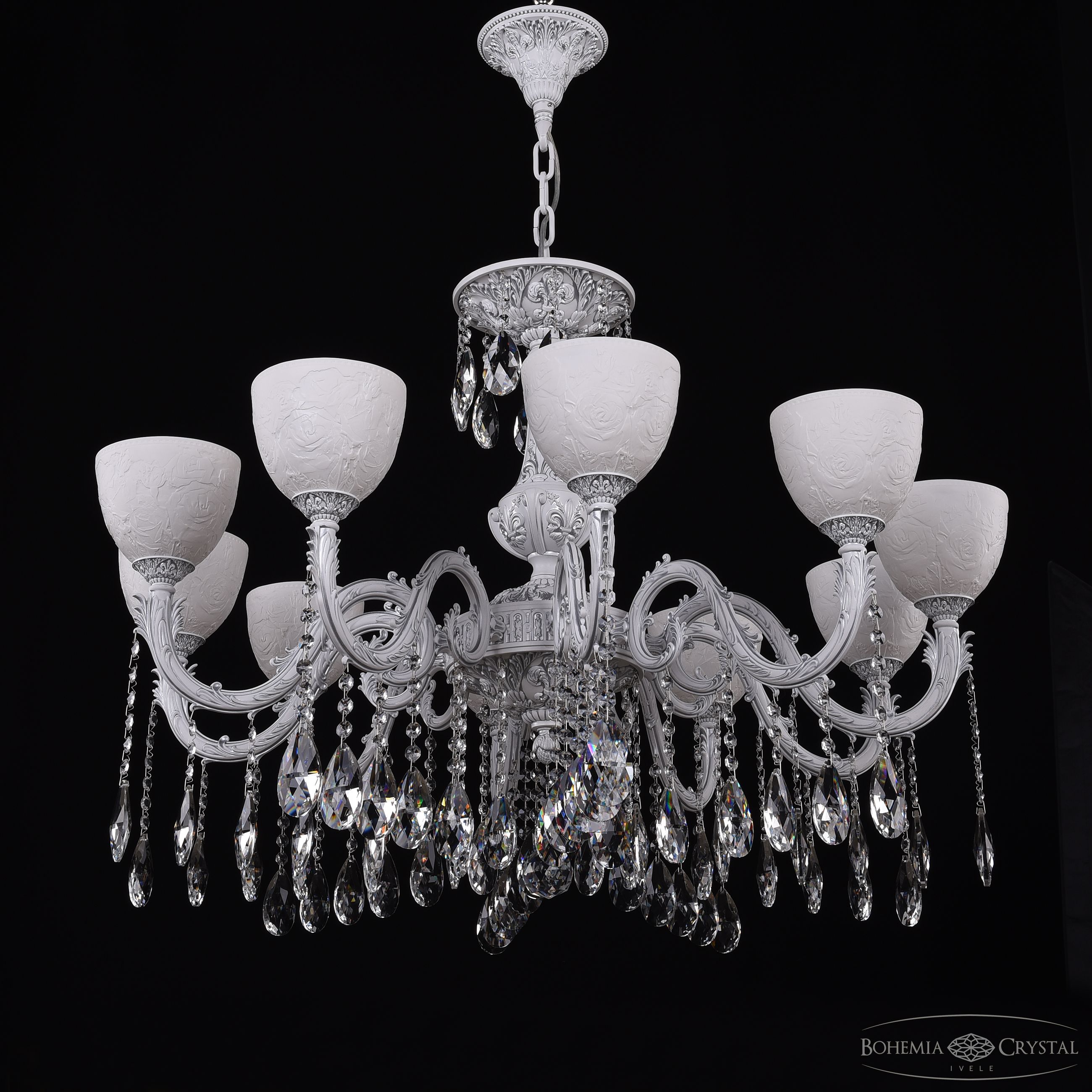 Подвесная люстра Bohemia Ivele Crystal AL79101/10/300 A WMN P1 U Rose