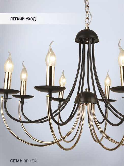 Подвесная люстра Wedo Light Kali WD3540/8H-CF-FGD-CL