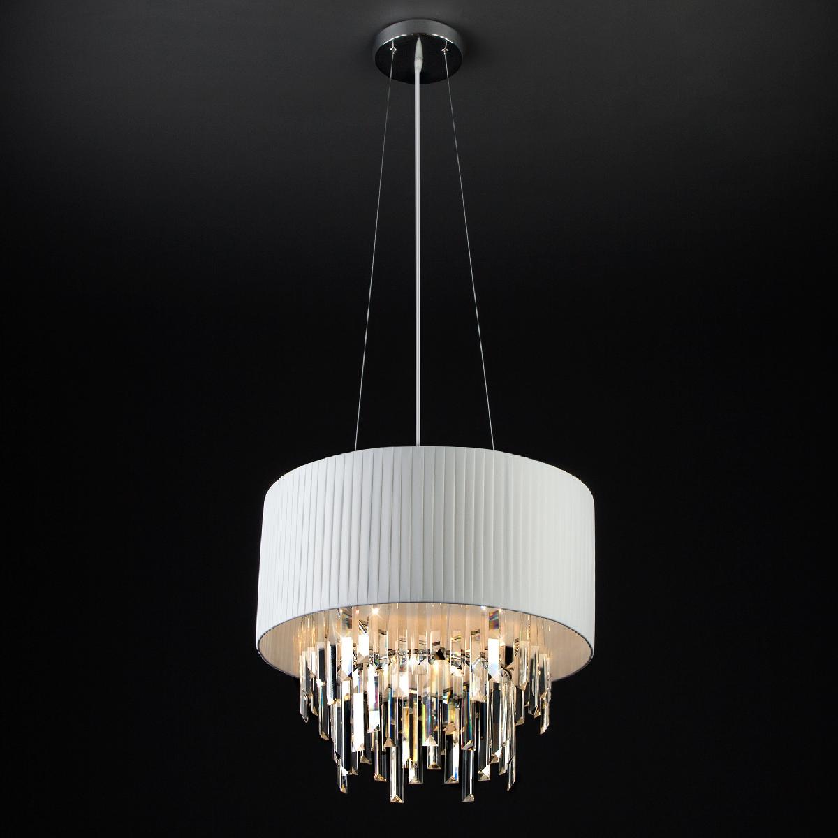 Подвесная люстра Eurosvet Amantea 10122/6 хром/прозрачный хрусталь Strotskis Smart (10106/6) a054108