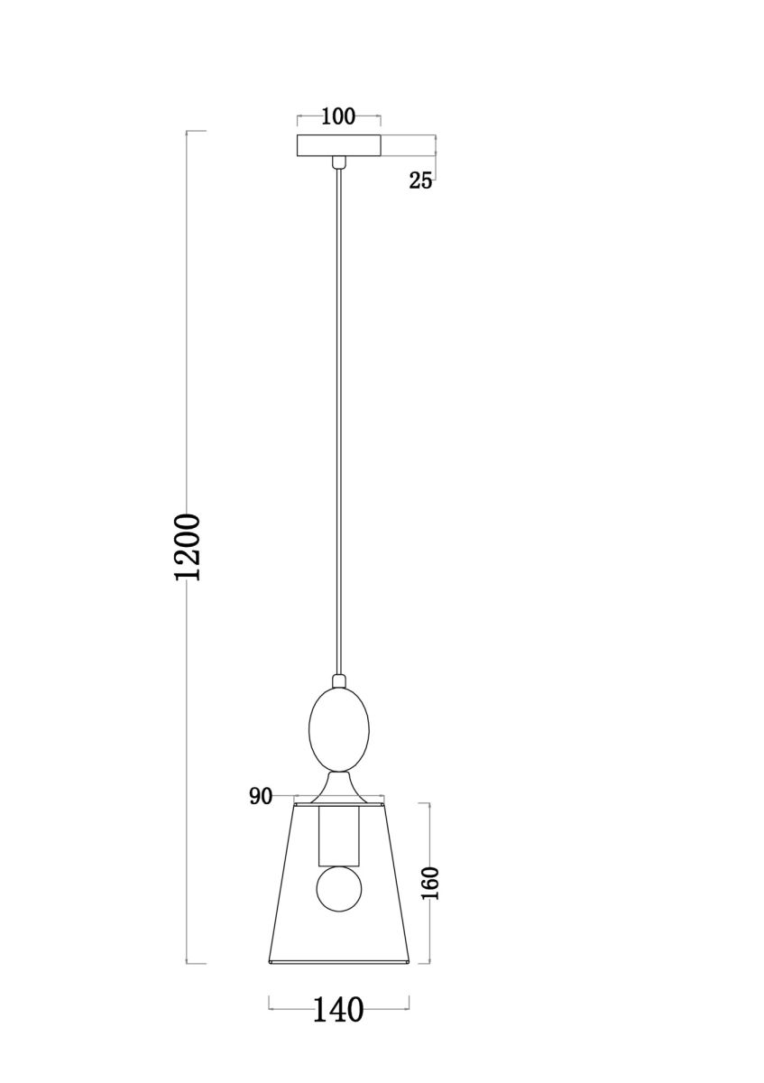 Подвесной светильник Freya Sofi FR2022PL-01CH
