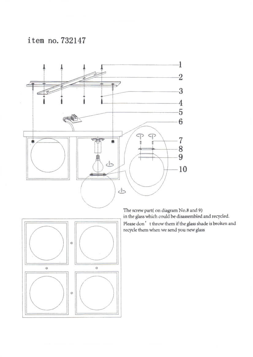 Потолочная люстра Lightstar Gabbia 732147