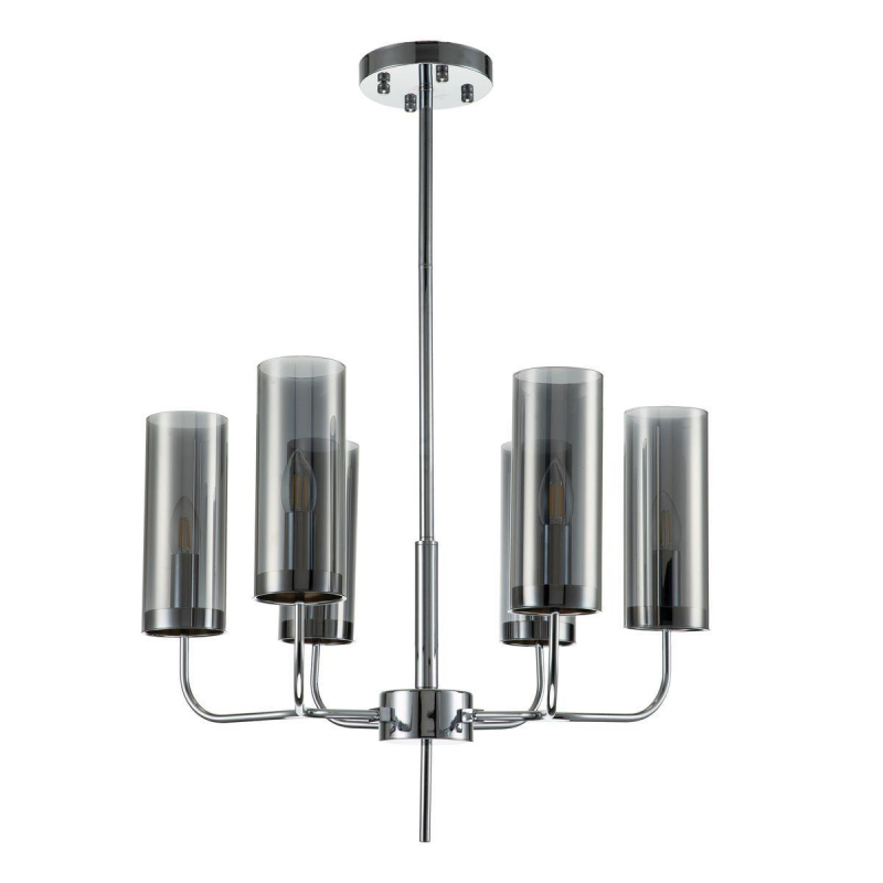 Люстра на штанге Indigo Balletto 13014/6R Chrome V000257
