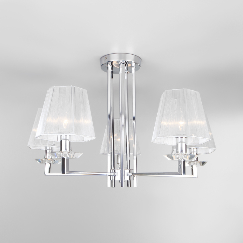 Потолочная люстра Eurosvet Alegria 60114/5 хром