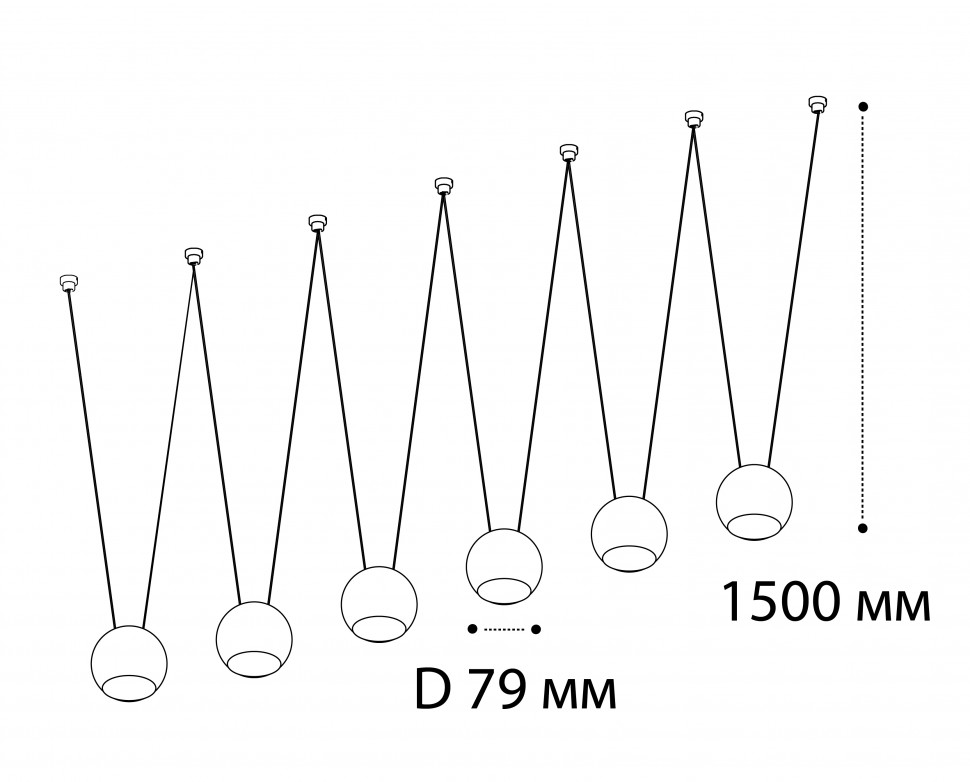 Подвесной светильник Italline IT03-1426 black