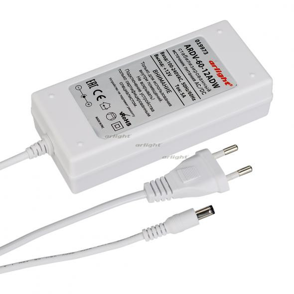 Блок питания Arlight ARDV-60-12ADW (12V, 5A, 60W) 019973
