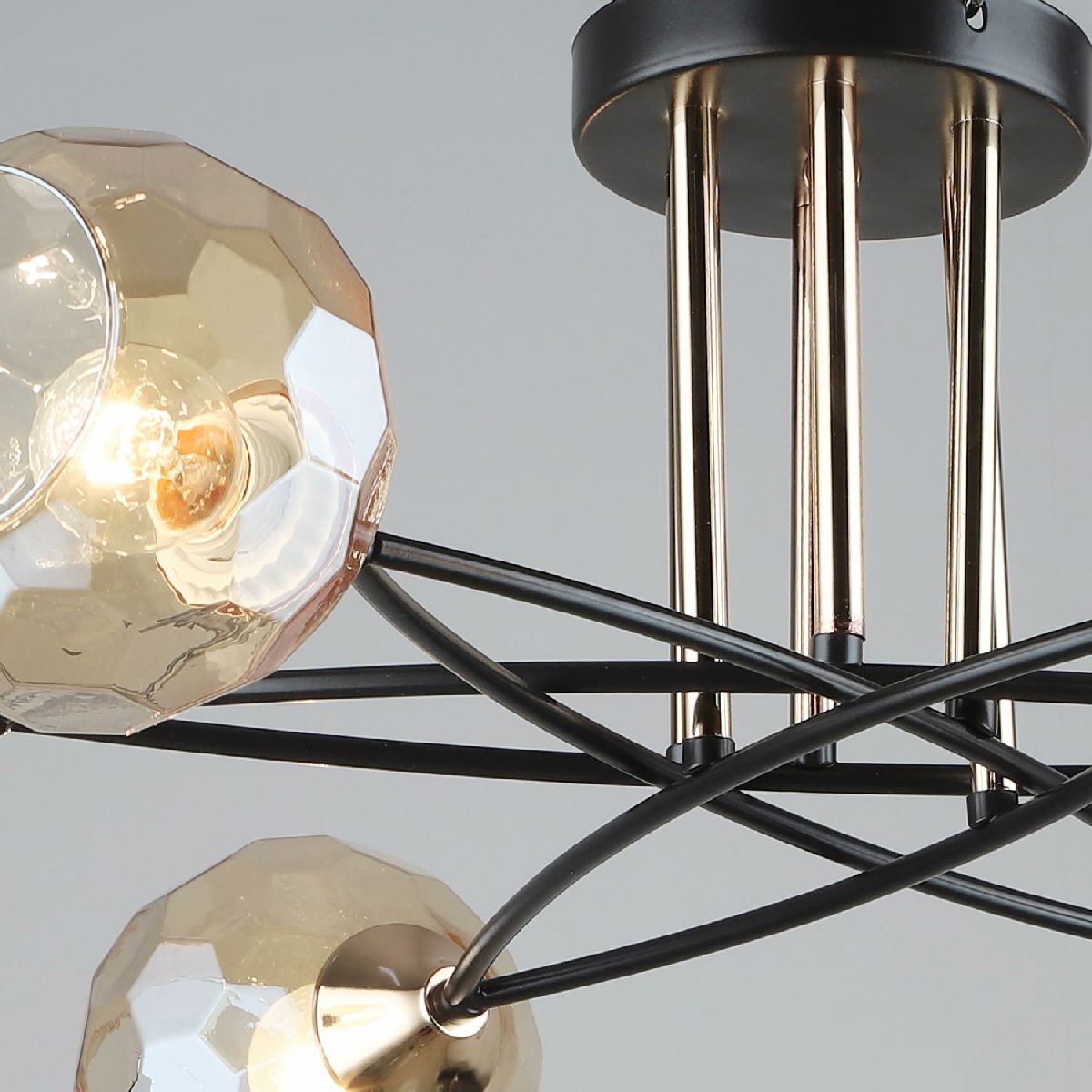 Потолочная люстра Reluce 05060-0.3-06 COFFEE+FGD