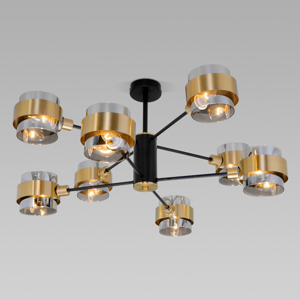 Потолочная люстра Eurosvet Arcada 70127/8 черный