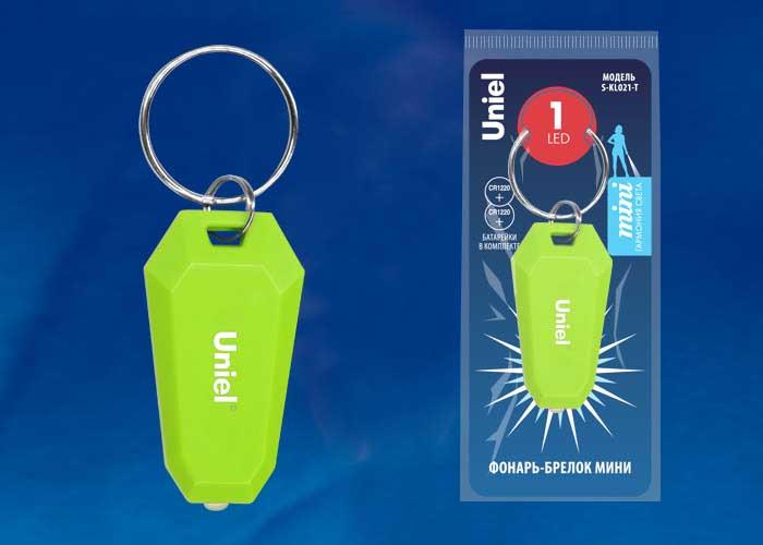 Фонарь-брелок светодиодный (UL-00004094) Uniel Standard Mini от батареек S-KL021-T Blue