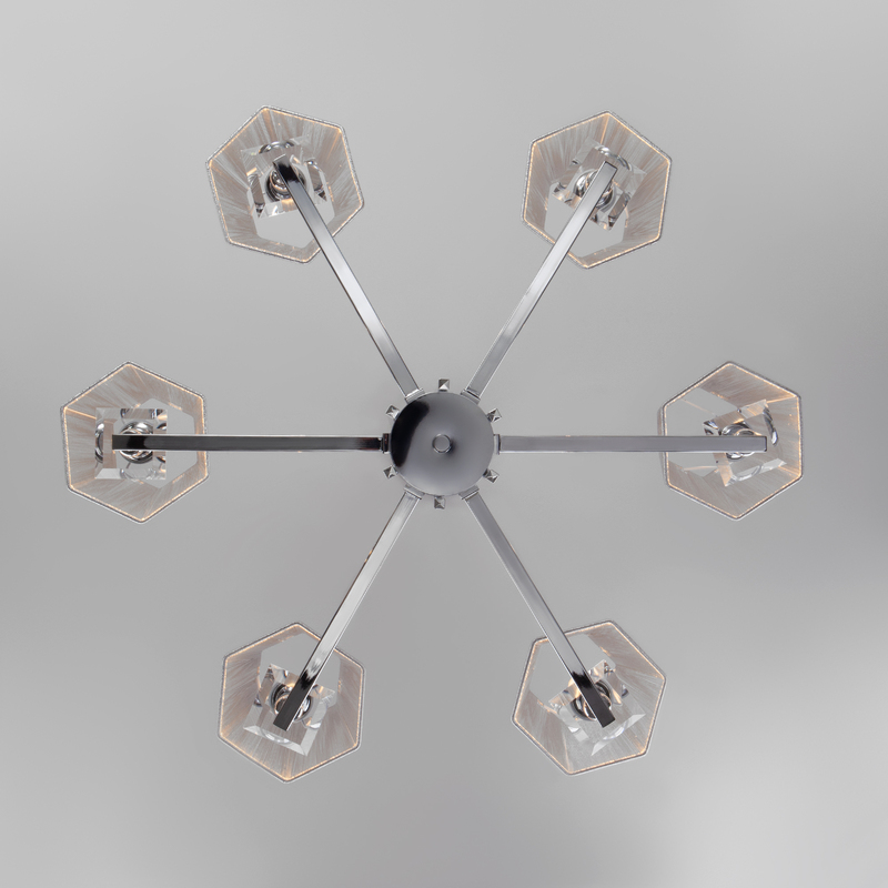 Подвесная люстра Eurosvet Alegria 60114/6 хром