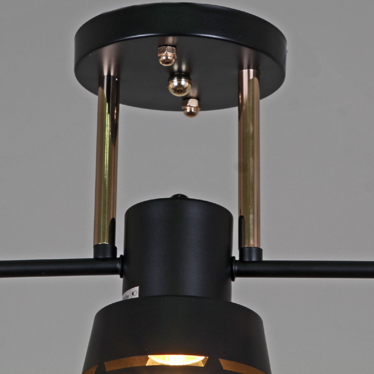 Потолочная люстра Reluce 06074-3.3-03 BK+FG