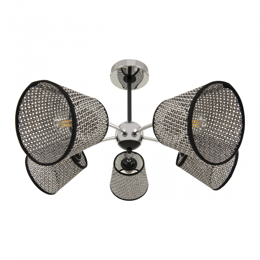 Люстра на штанге Arte Milano Napoli 320007/5 CR.BK