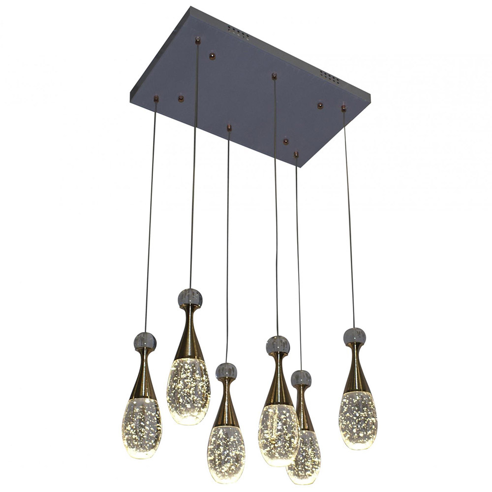 Подвесная светодиодная люстра Kink Light Флакон 08546(3000К)