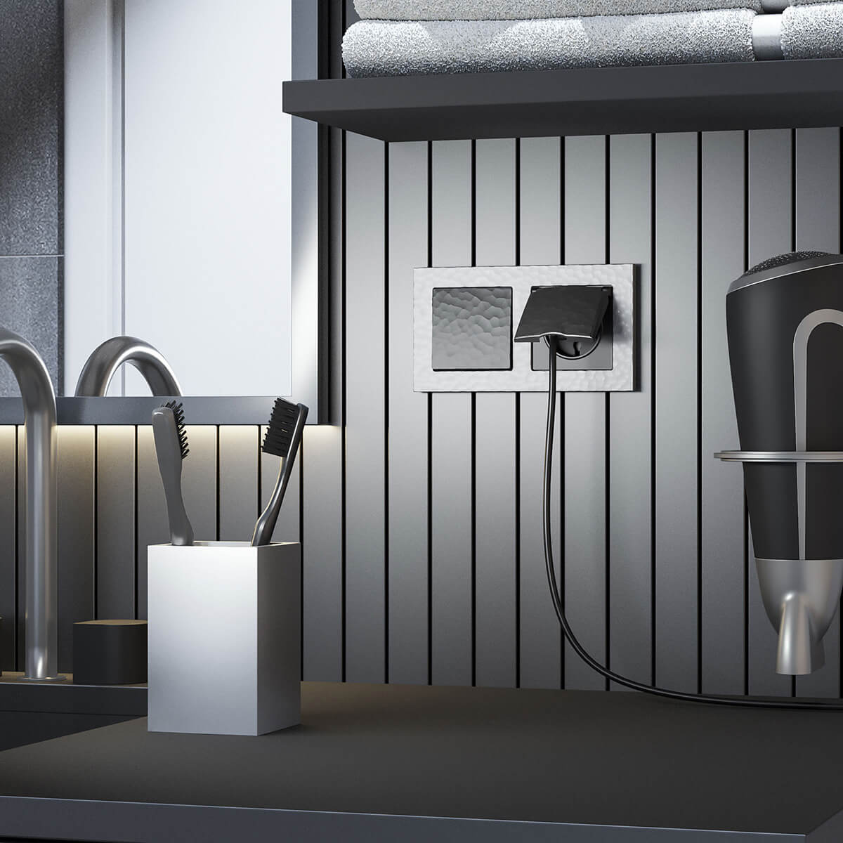 Рамка Werkel Hammer серебряный 4690389163395