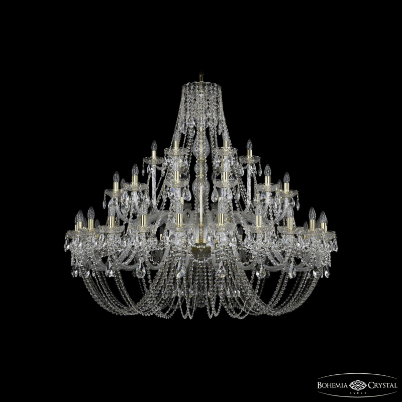Подвесная люстра Bohemia Ivele Crystal 1406/20+10+5/530 G