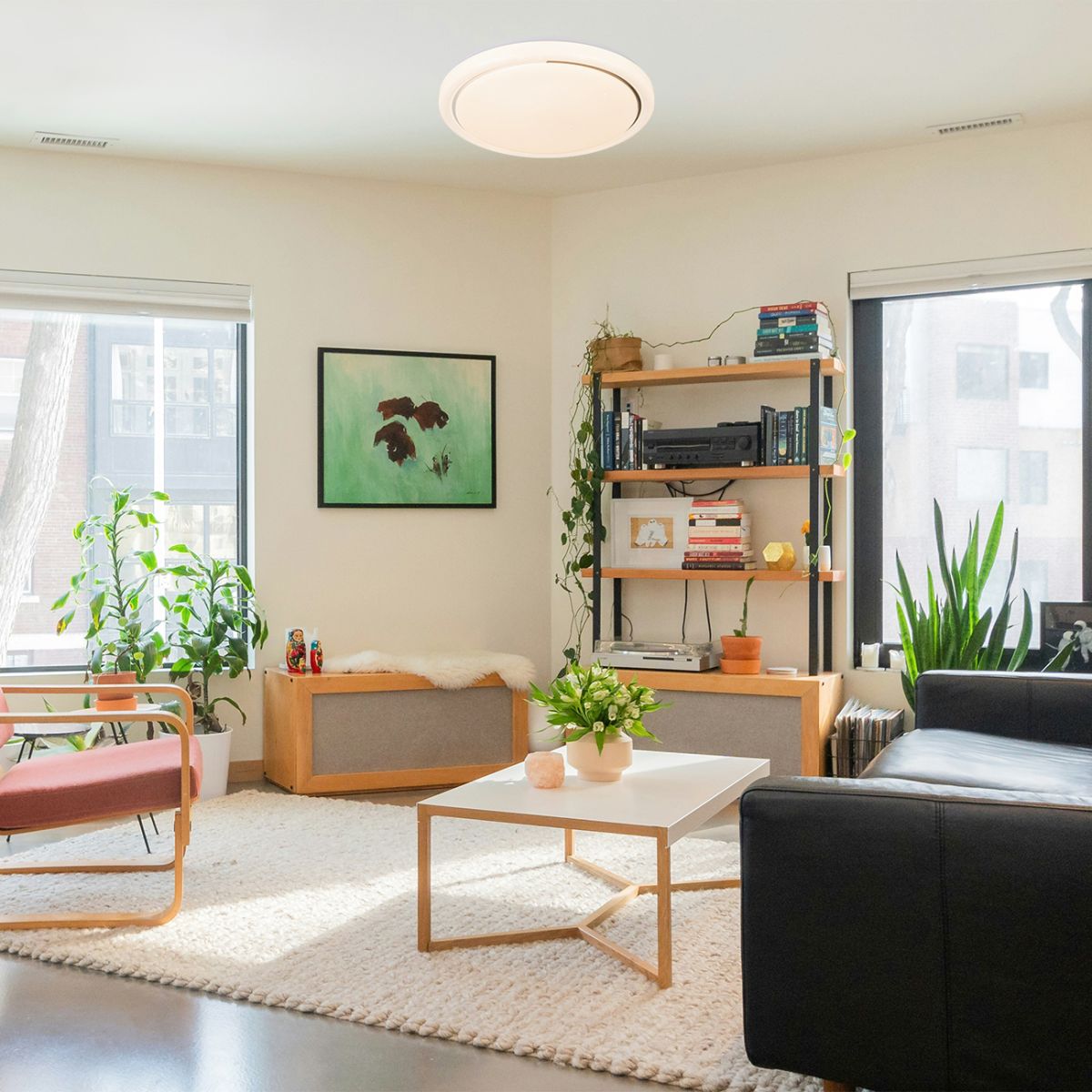 Потолочный светильник светодиодный круглый круглый Escada Ophira 10227/SG LED APP