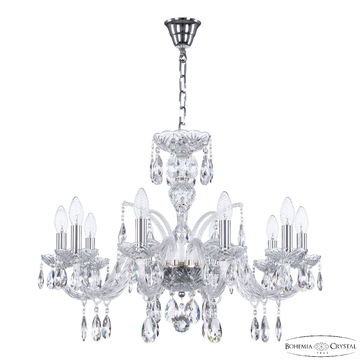 Подвесная люстра Bohemia Ivele Crystal 118/10/240 Ni