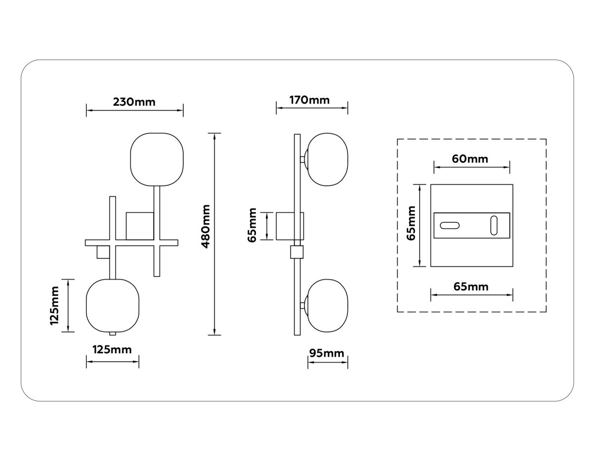 Настенный светильник Ambrella Light High Light Modern LH51019