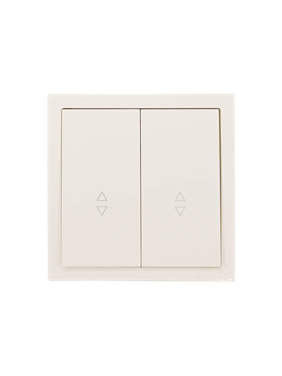 Выключатель проходной 2-ой слоновая кость безвинтовой зажим/клемма Lezard Zima 704-9088-106QC