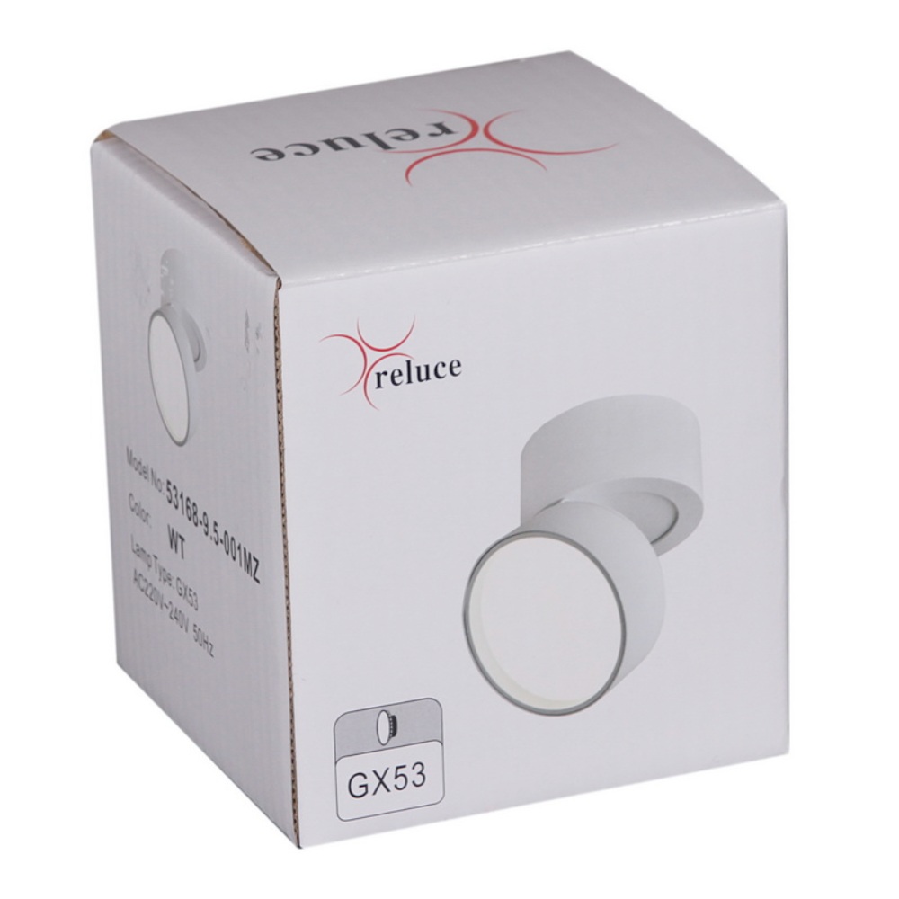 Накладной спот Reluce 53168-9.5-001MZ GX53 WT