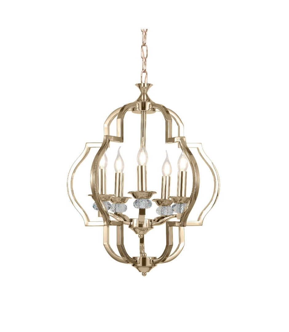 Подвесная люстра Lumina Deco Cesaro LDP 17078-5 GD