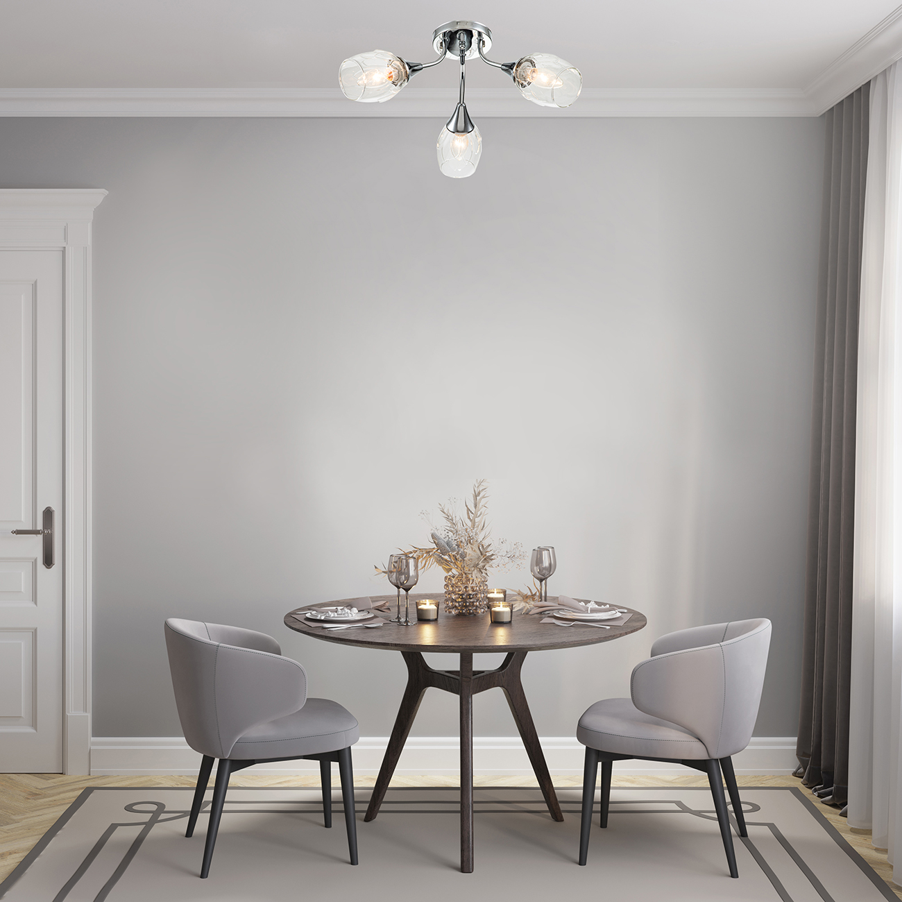 Потолочный светильник Escada Tulip 670/3P