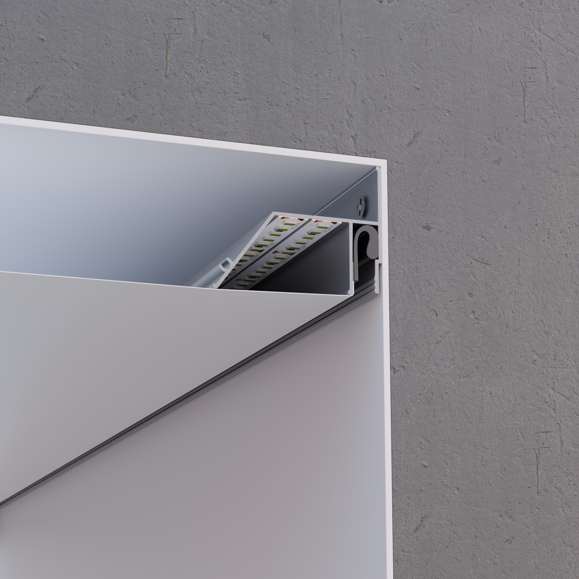 Алюминиевый профиль для натяжного потолка Apeyron 08-60