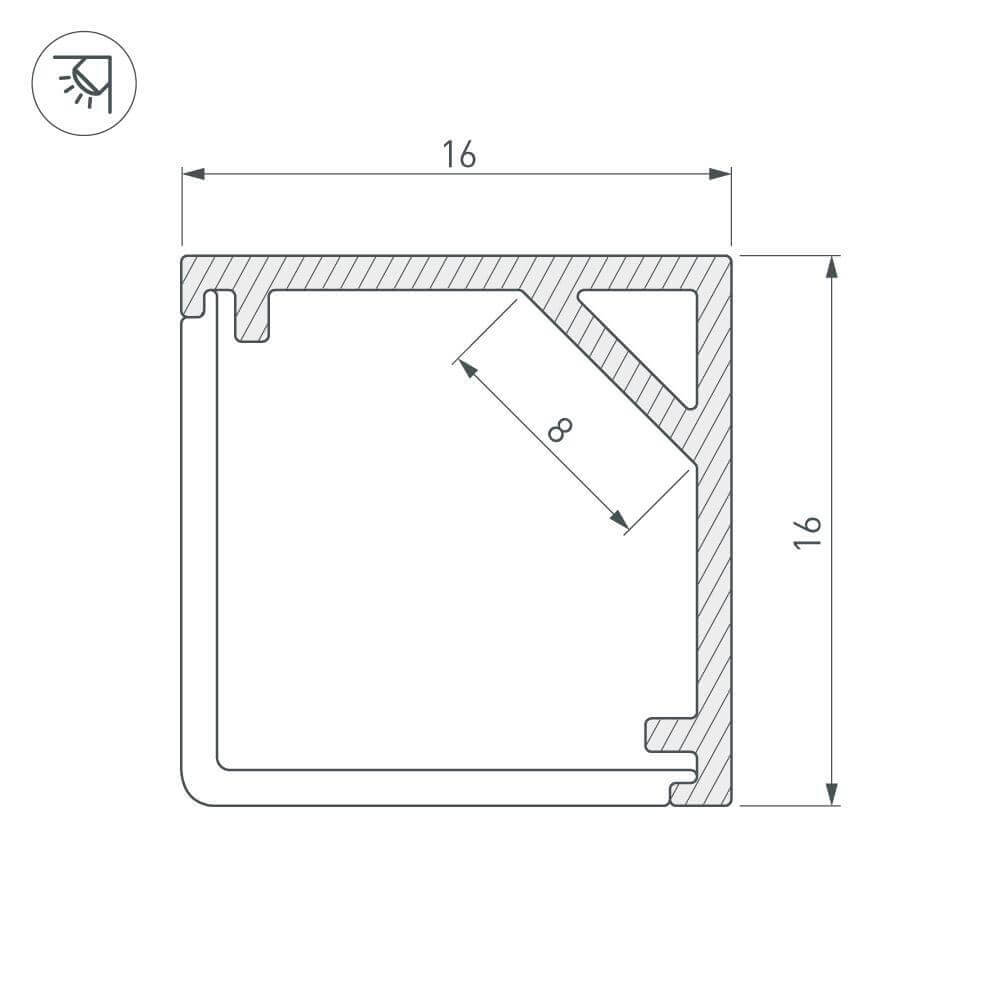 Профиль Arlight 023723