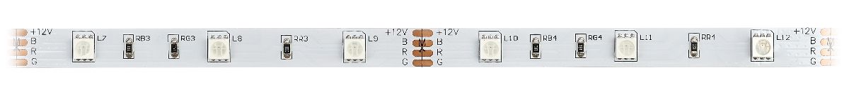 Светодиодная лента Эра 12В 5050 7,2Вт/м RGB 5м IP20 LS5050-7,2-30-12-RGB-IP20-2year-5m KU-5050AD-30D-RGB Б0044120