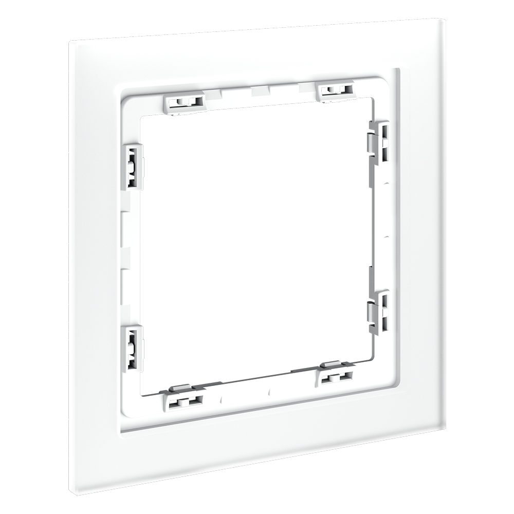 Рамка на 1 пост Voltum S70 VLS110102 (белый,матовый,стекло)