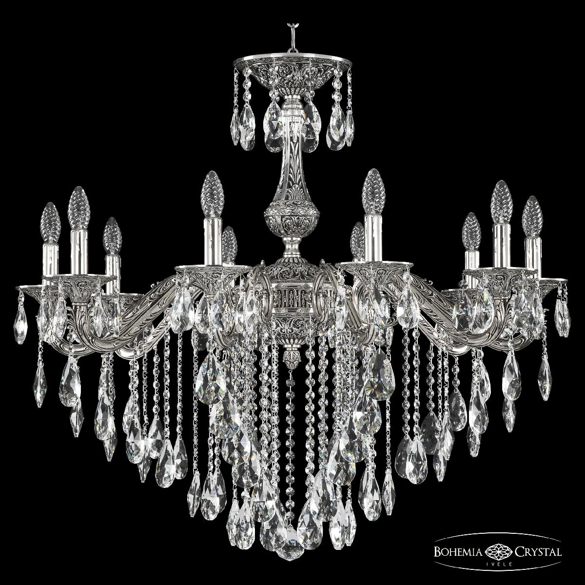 Подвесная люстра Bohemia Ivele Crystal Florence 71102/10/300 B NB