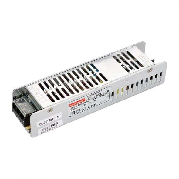 Блок питания Arlight HTS-60L-12 (12V, 5A, 60W) 020822