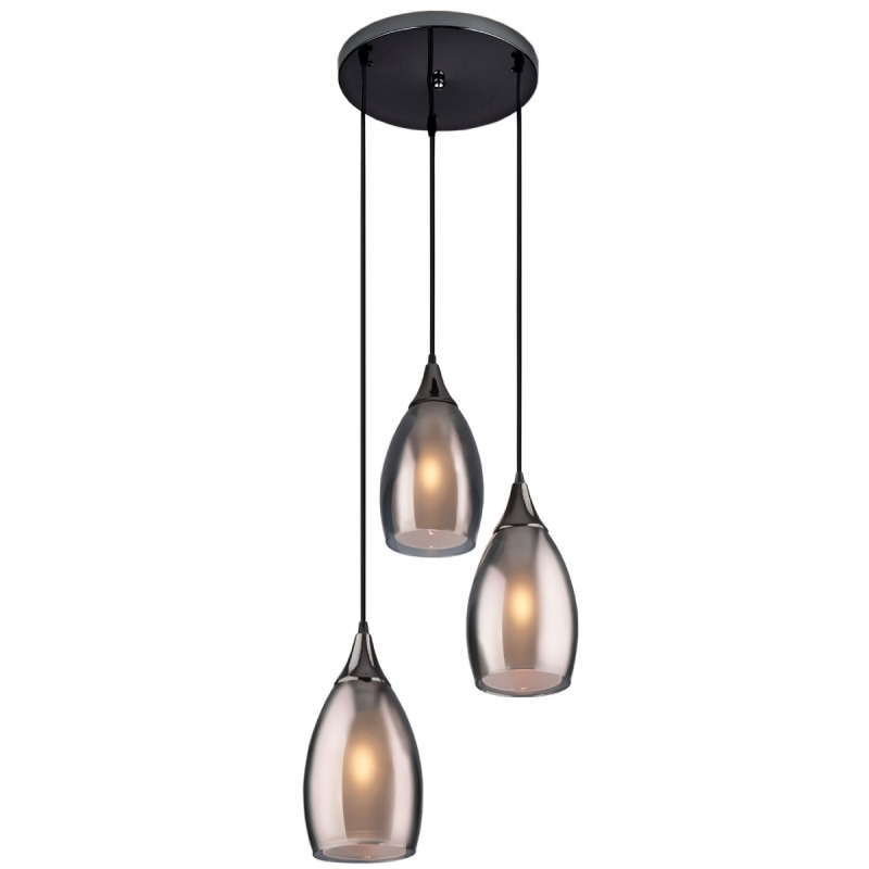 Подвесная люстра Eurosvet Cosmic 50085/3 черный жемчуг