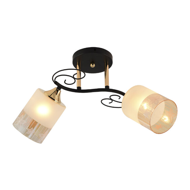 Потолочная люстра Seven Fires Aktassi SF3340/2C-BK-FGD-AM