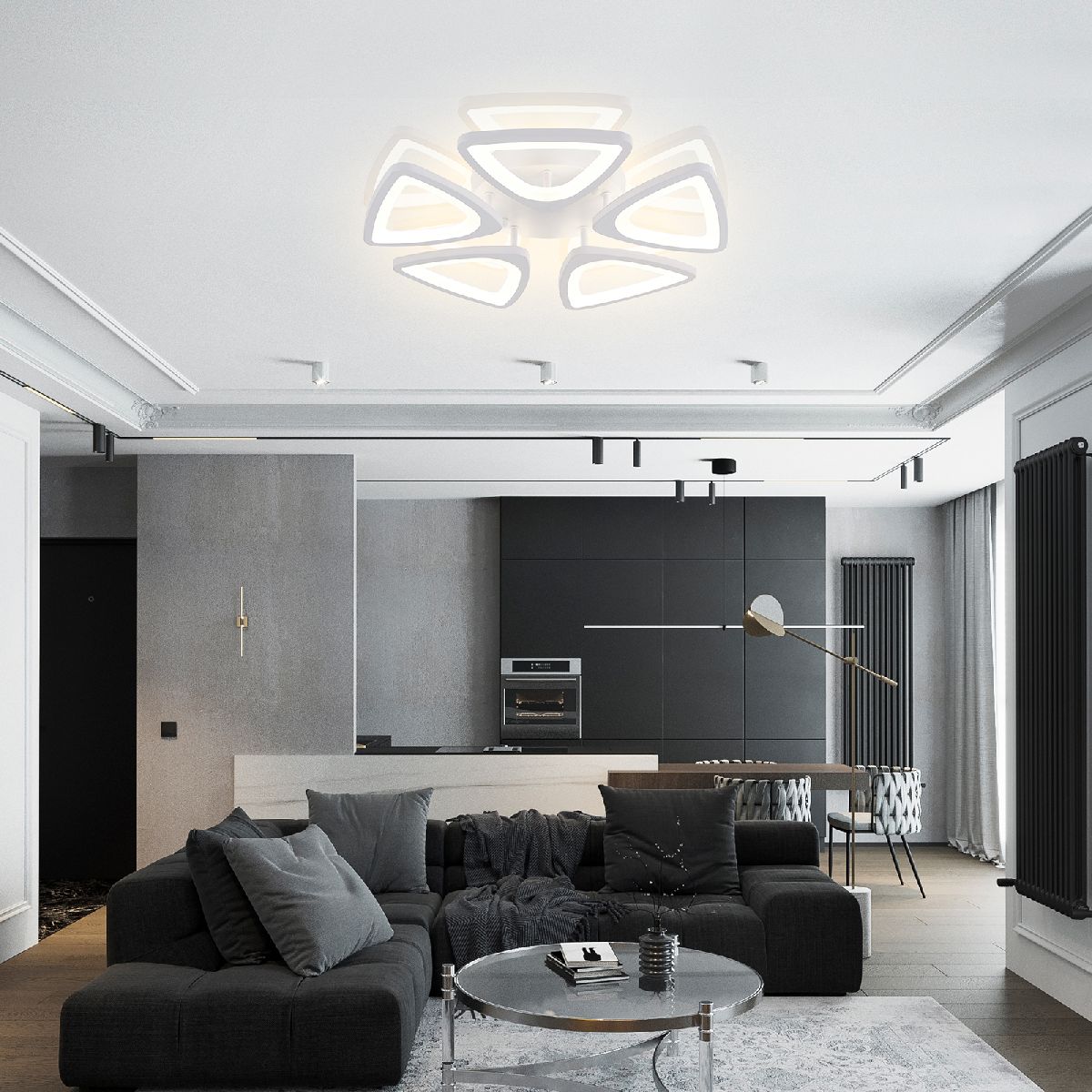 Потолочная светодиодная люстра Natali Kovaltseva Kirke LED LAMPS 81242