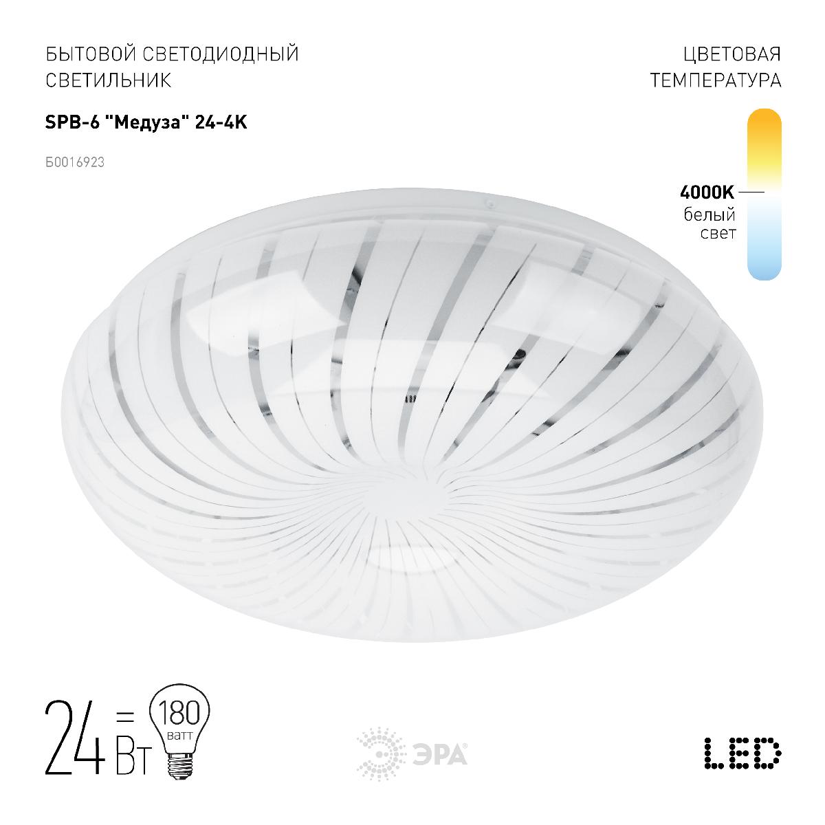 Потолочный светильник Эра SPB-6-24-4K (A) Б0016923