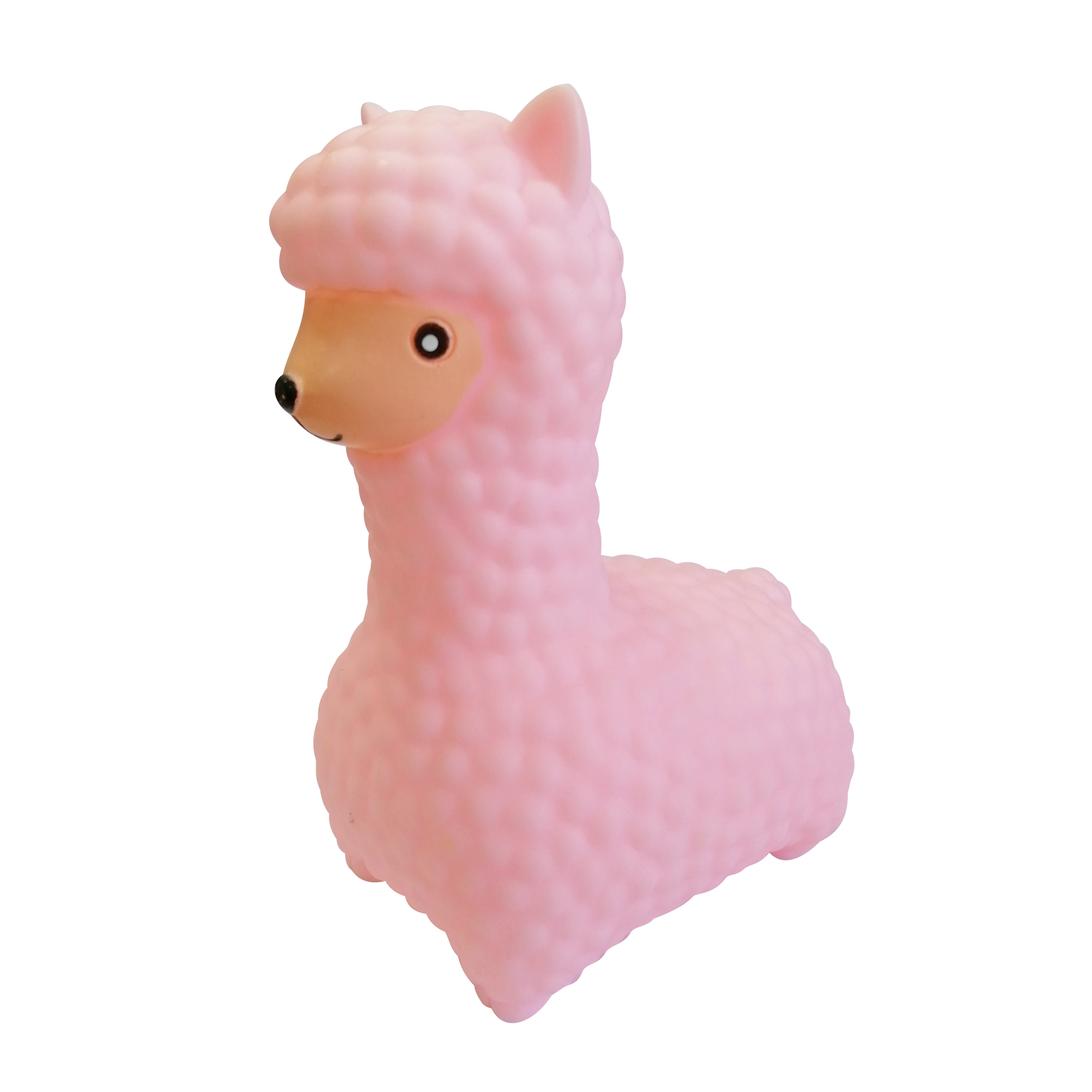 Светодиодный ночник OGM Лама розовый 3хLR44 NL-13