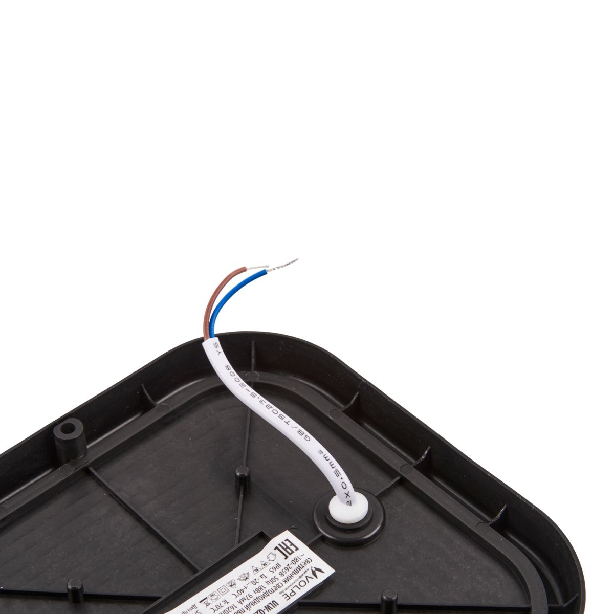 Накладной светильник влагозащищенный Volpe ULW-Q229 18W/4000K IP65 BLACK UL-00013194
